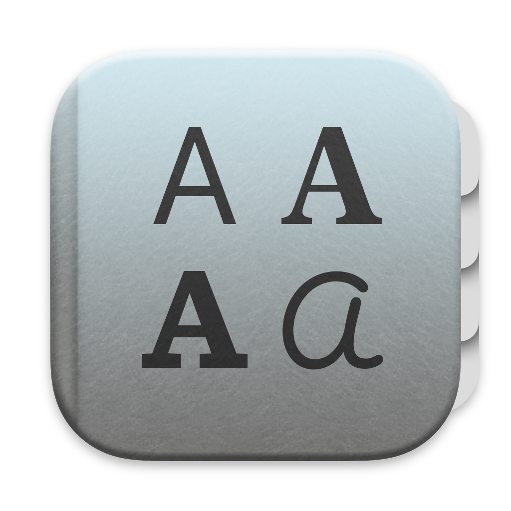 Font Book icon
